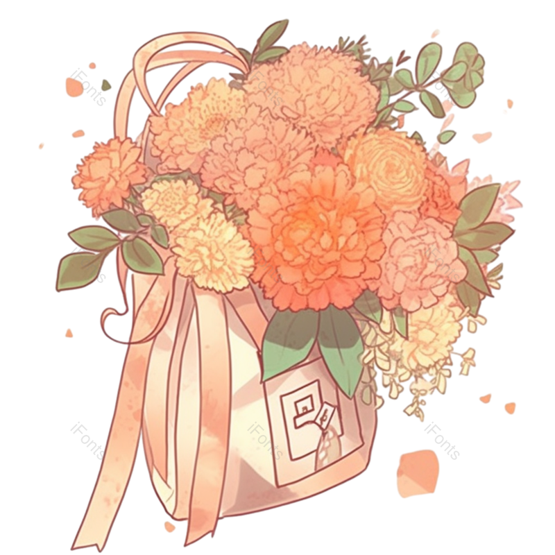 母亲节图片,花卉元素,花草PNG,花朵免抠素材